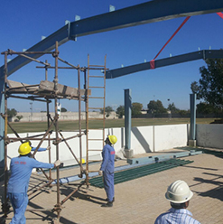 Pre-engineered Building Fabrication and Installation at Uch Power Plant-2