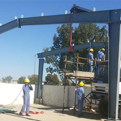 Pre-engineered Building Fabrication and Installation at Uch Power Plant-4