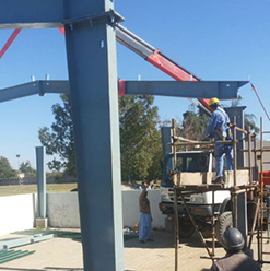 Pre-engineered Building Fabrication and Installation at Uch Power Plant