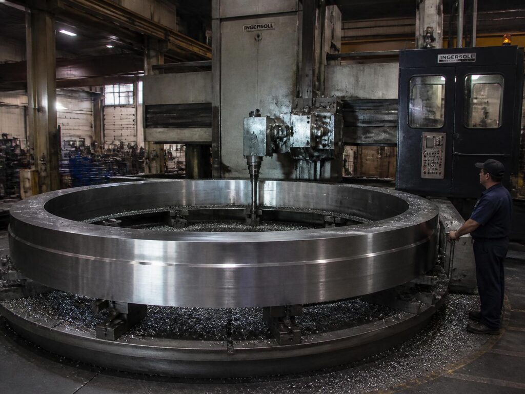 Bhikki Power Plant: 96-inch OD support ring machining