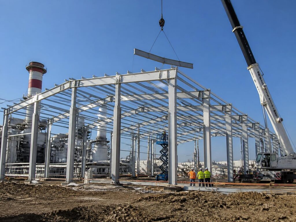 Uch Power Plant: Steel Structure: Pre-engineered steel structure